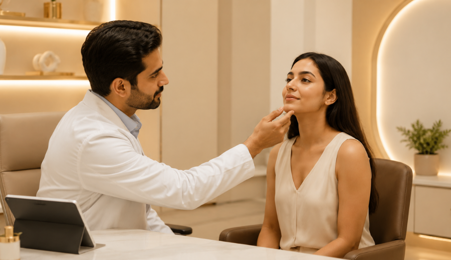 Skin consultation at Neoskyn Hospital